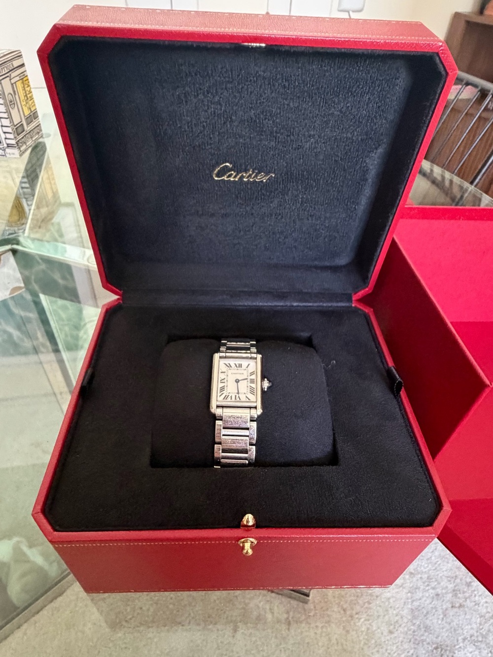 Cartier Women’s Small Steel Tank Must Watch - Picture 10 of 15